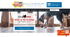Desktop Screenshot of donsmobilecarpet.com