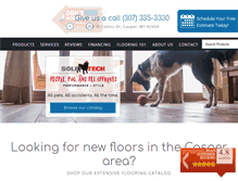 Tablet Screenshot of donsmobilecarpet.com